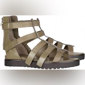 Alexander Wang Women’s Olive Green Strappy Gladiator Sandals
